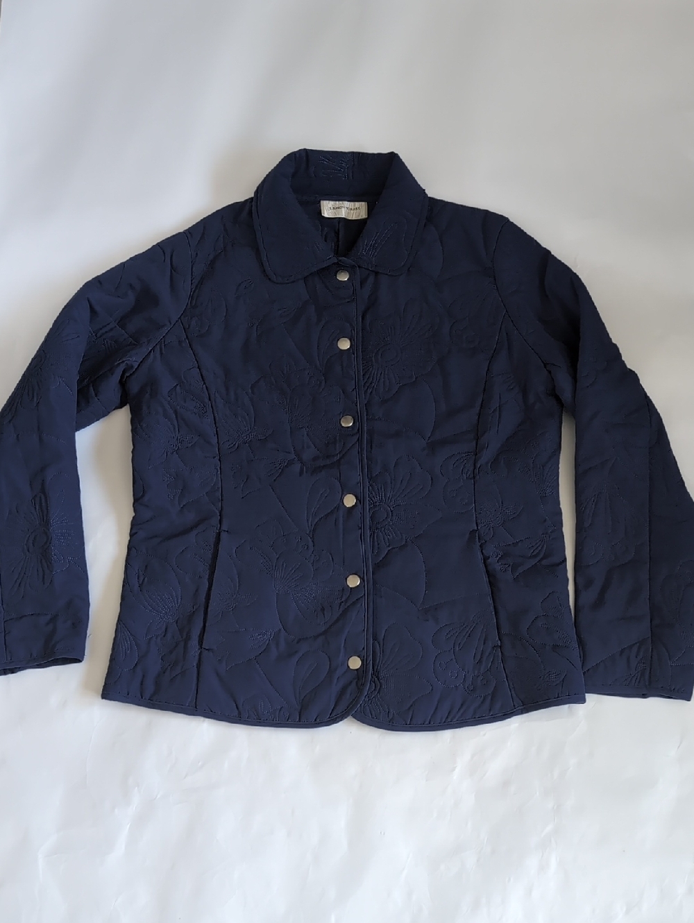 Women's Quilted Snap Front Utility Jacket - M